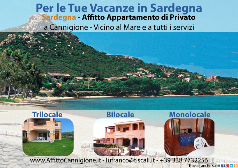 Per le Tue Vacanze in Sardegna a Cannigione - 5 min dalla Costa Smeralda